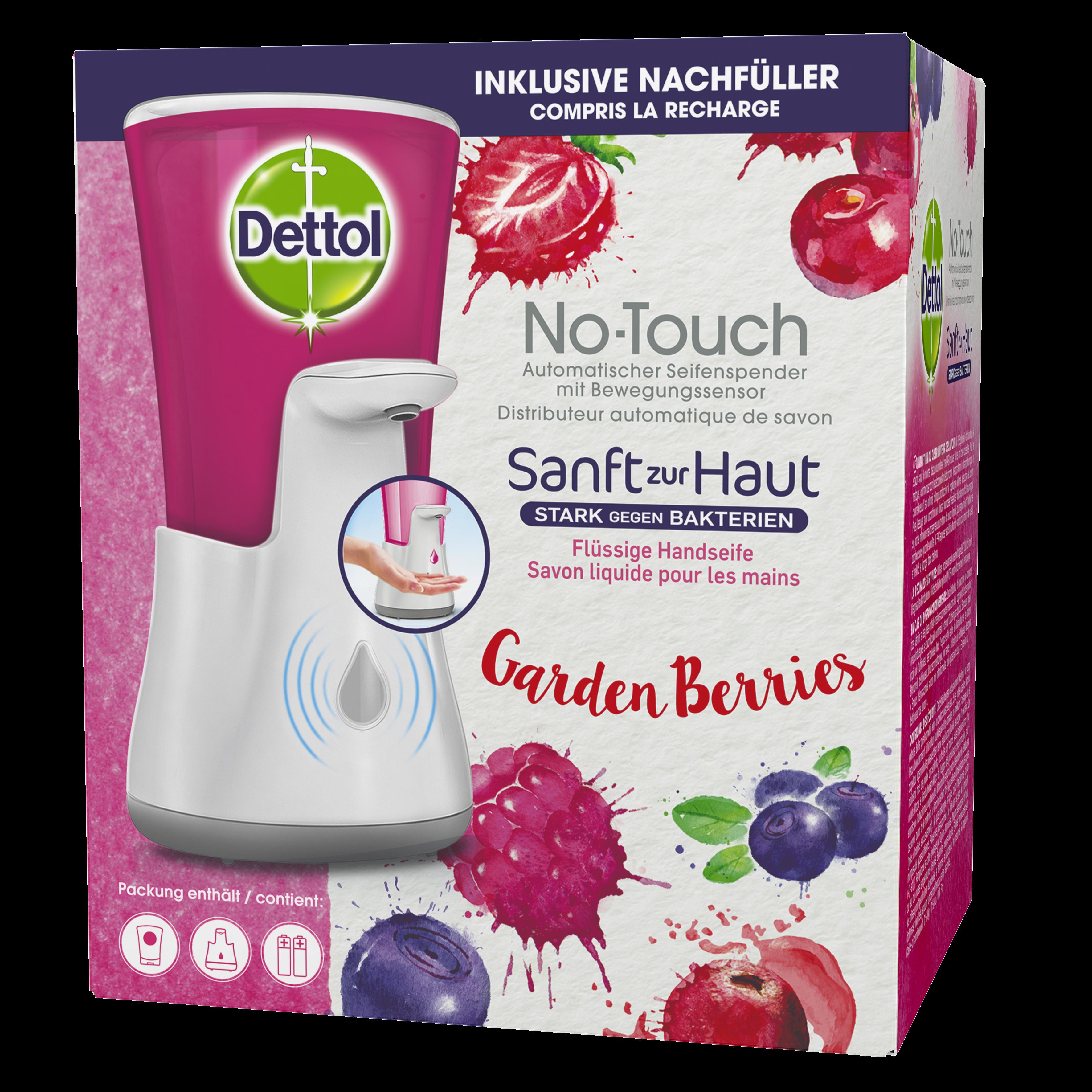 Dettol No-Touch Starterset Gartenfrüchte - weiß