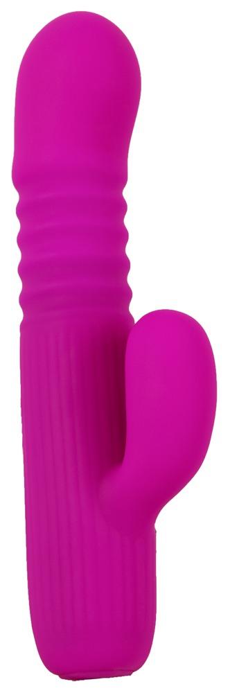 XOUXOU Thrusting Rabbit Vibrator, 16 cm, Purple