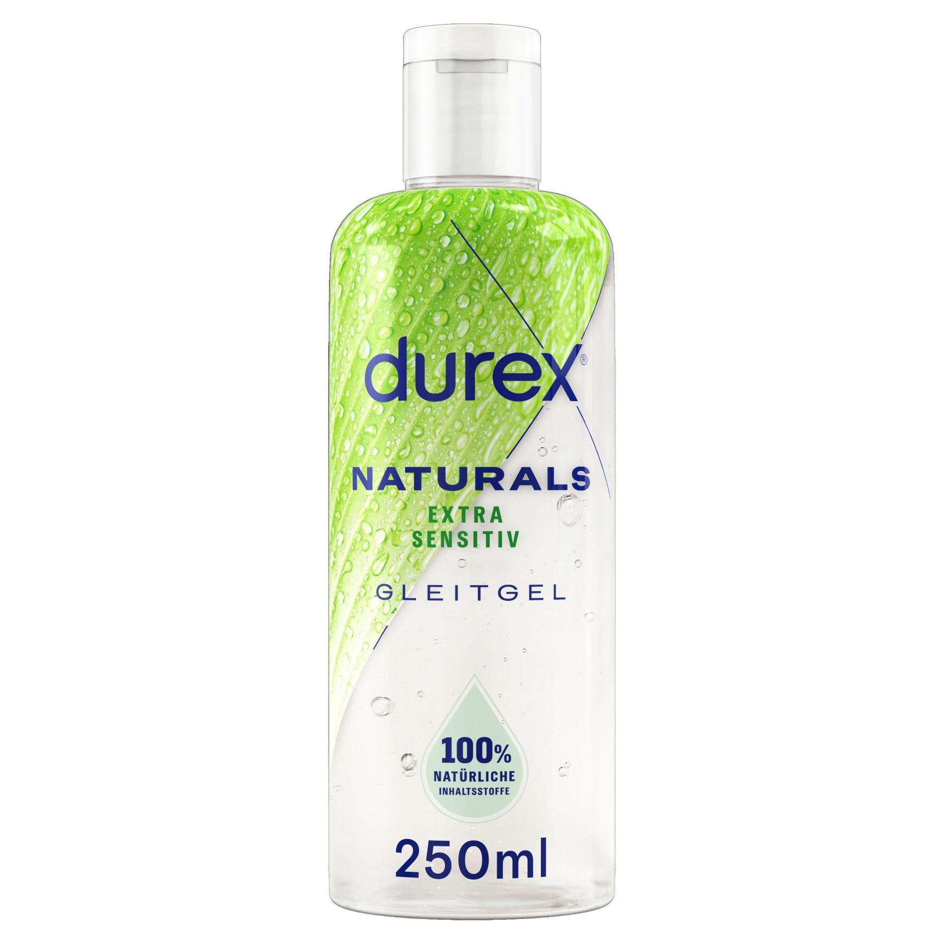 Durex Naturals Lubricant, Extra Sensitive, 250 ml