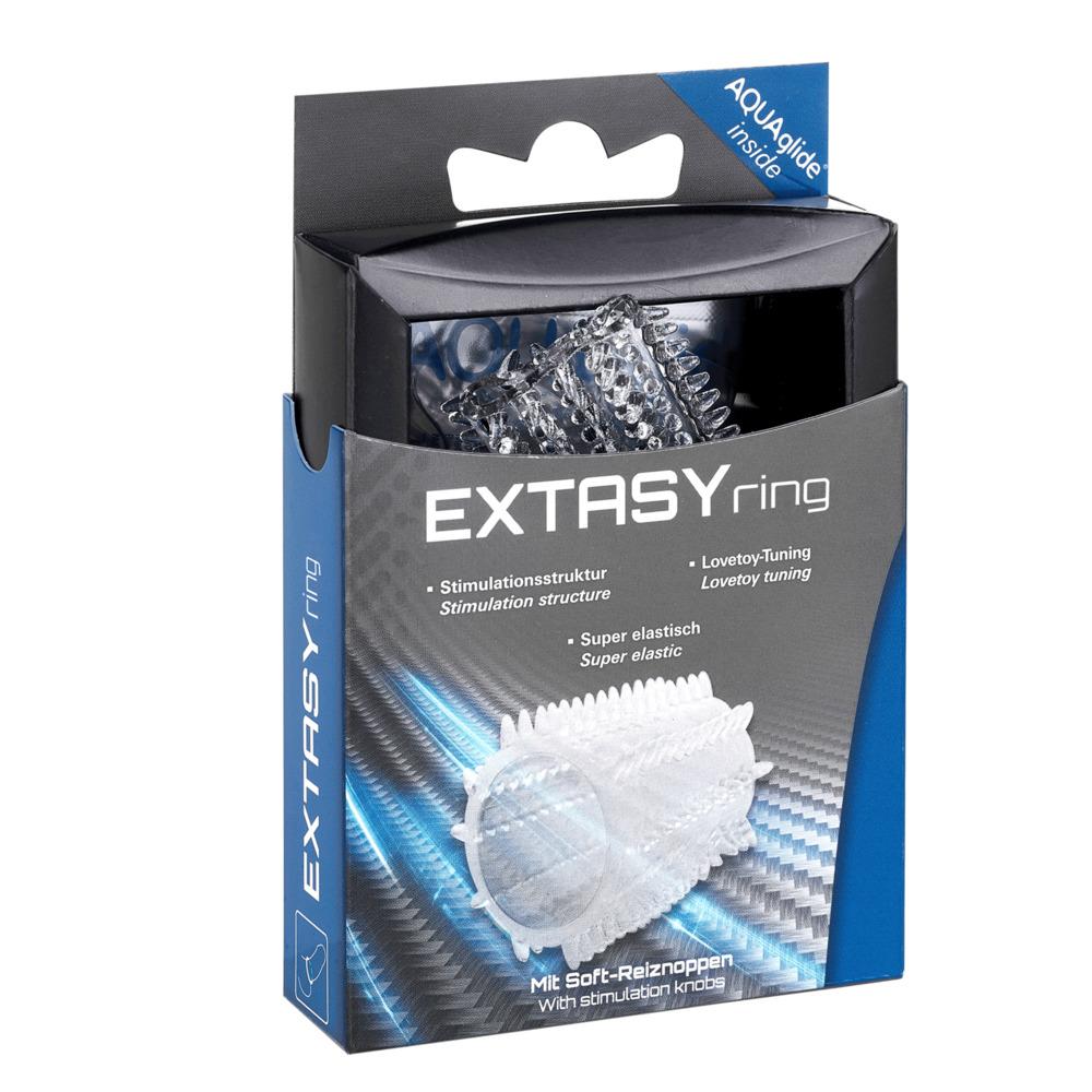 EXTASYring Cock Sleeve, Clear, OS