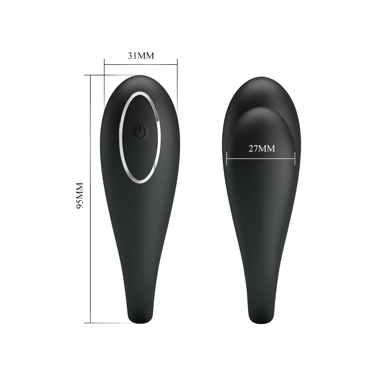 PRETTY LOVE - Algernon, Remote control, C type vibration, flexible structure, desgin for couple pleasure, rechargeable stimulator, remote by 1 AAA ': 31/27 mmL: 96 mm PRETTY LOVE - Algernon, Remote control, C type vibration, flexible structure, desgin for couple pleasure, rechargeable stimulator, remote by 1 AAA ': 31/27 mmL: 96 mm