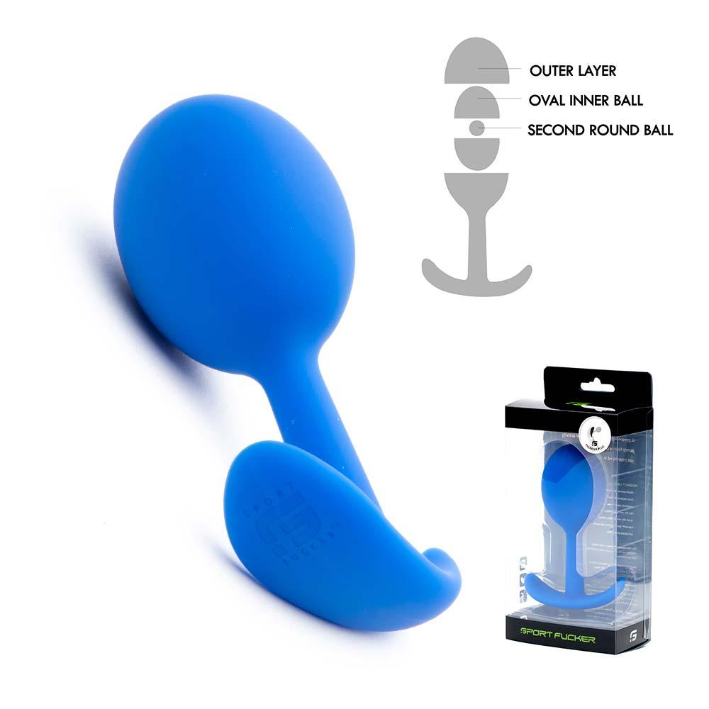 Sport Fucker Thunder Plug Large, 12,7 cm,  Blue
