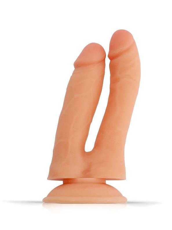 Rude Rider Double Dude Pascal & Andre, 18 cm, Flesh