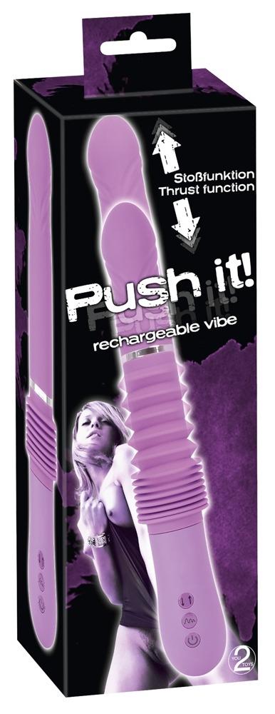 You2Toys Push it! Analvibrator with Thrust Function, 30 cm, Purple