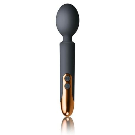 Oriel Rechargeable Wand Massager - Black and Copper