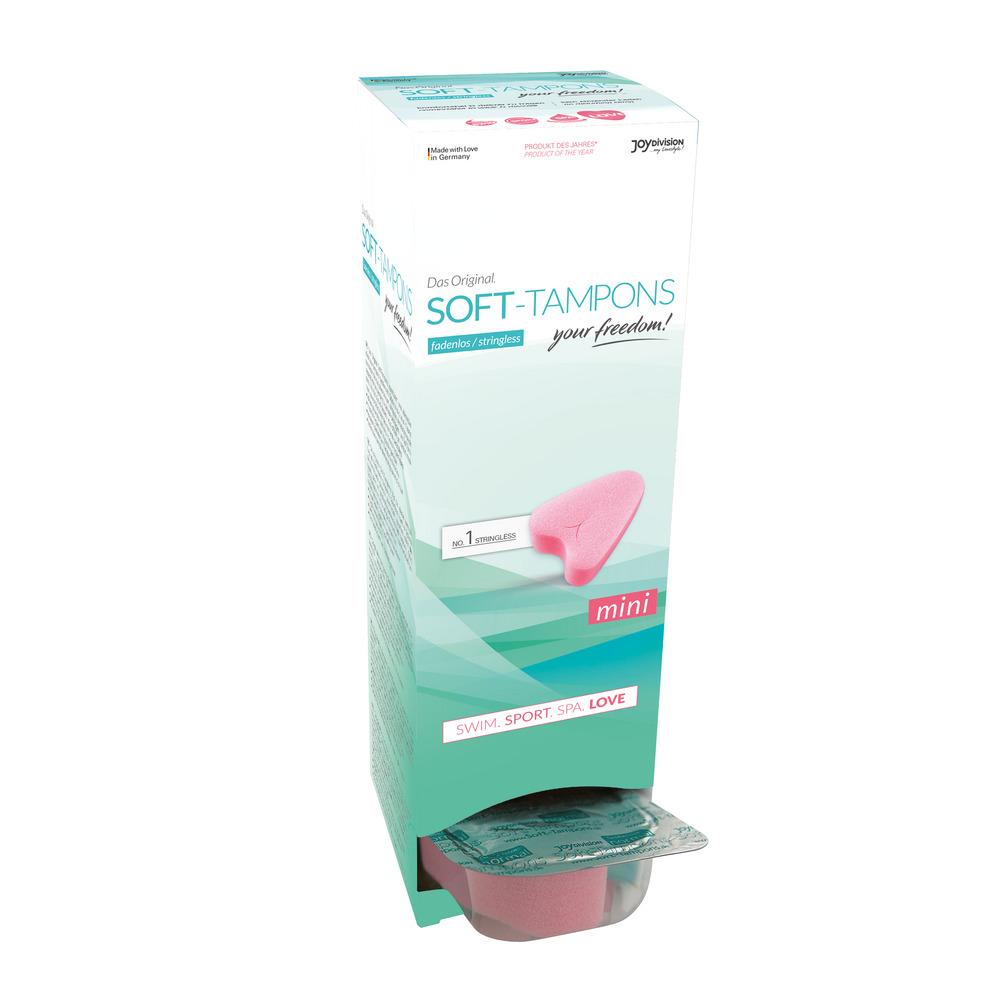 JoyDivision Soft-Tampons Stringless Heart Shape MINI, 10 pcs JoyDivision Soft-Tampons Stringless Heart Shape MINI, 10 pcs