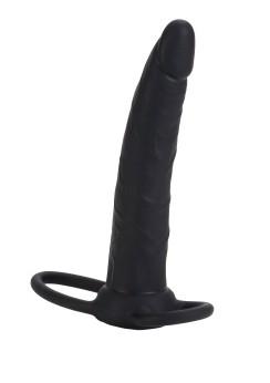 CalExotics Silicone Dual Penetrator, 14 cm, Black