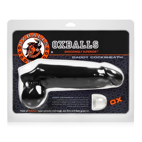 Oxballs Daddy Extender, Penis Extension, 19 cm, Black