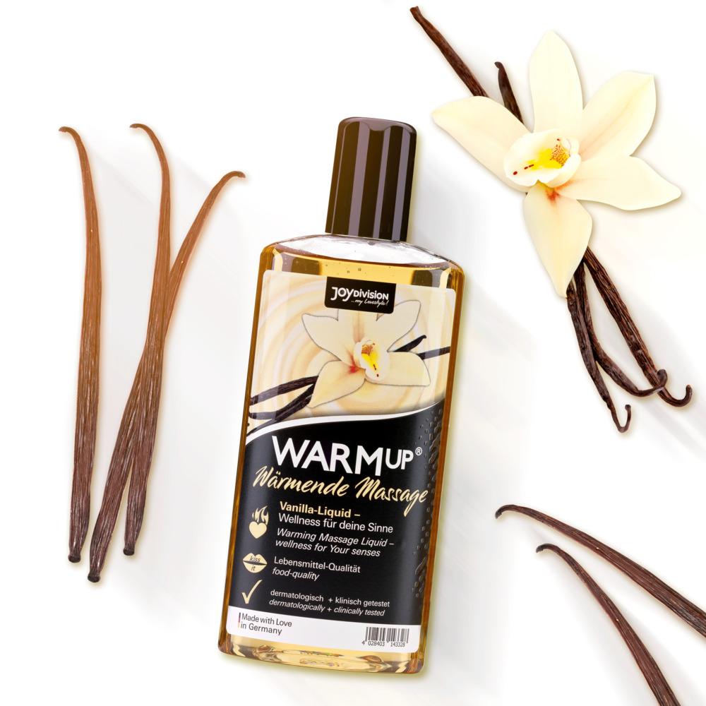 JoyDivision WARMup Warming Massage Liquid, Vanilla, 150 ml