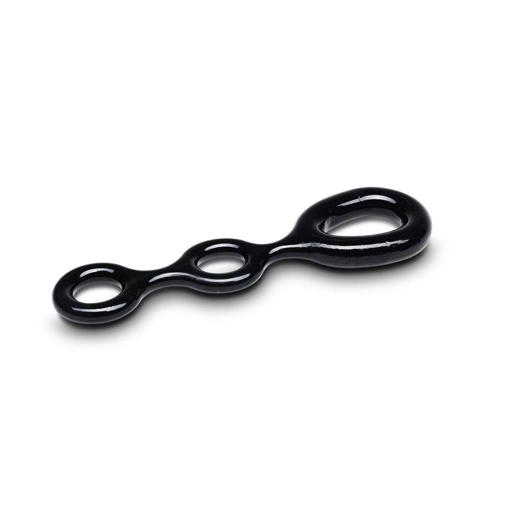 Sport Fucker 3 Way Cockring, Black
