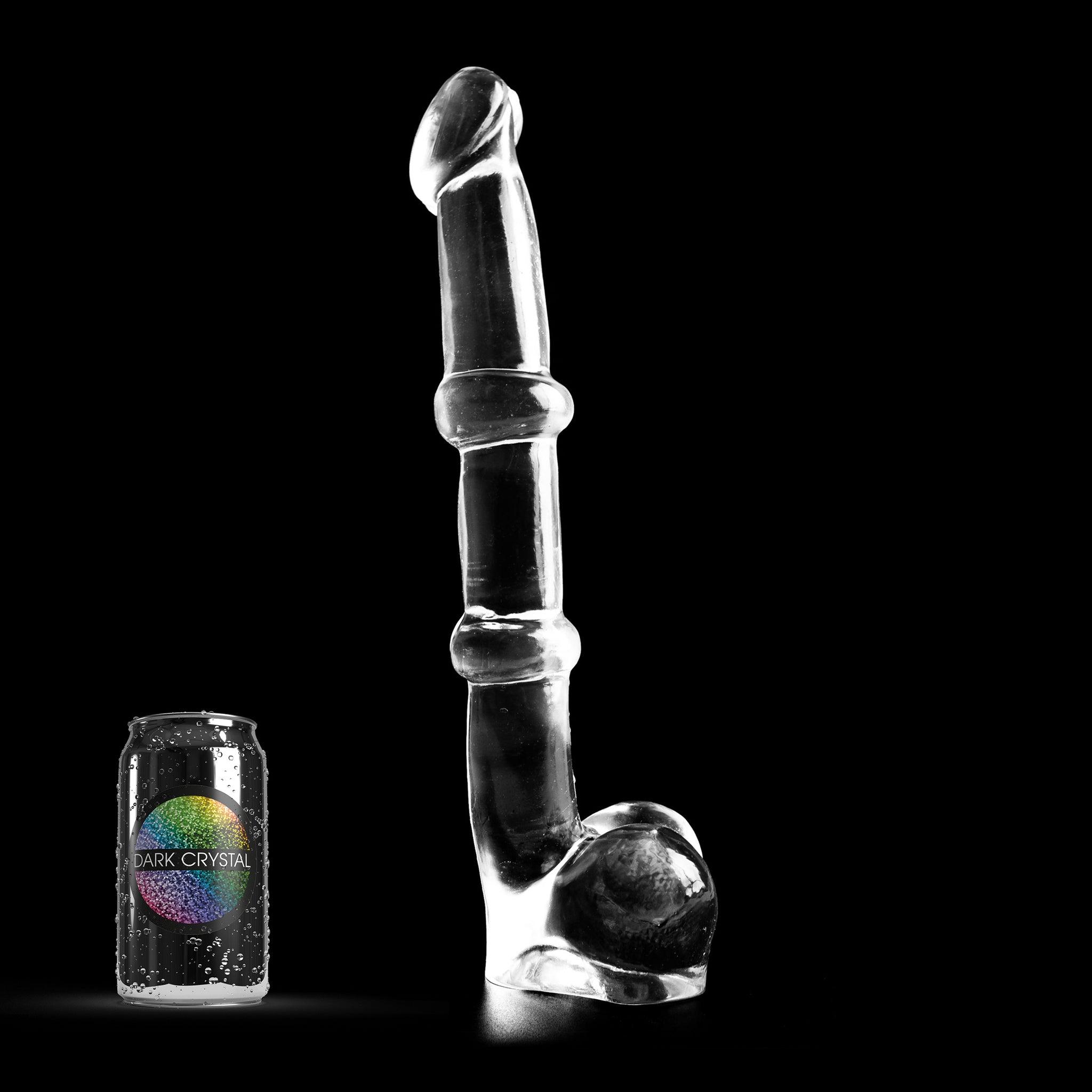 Dark Crystal Ivan Dildo, 35 cm, Clear