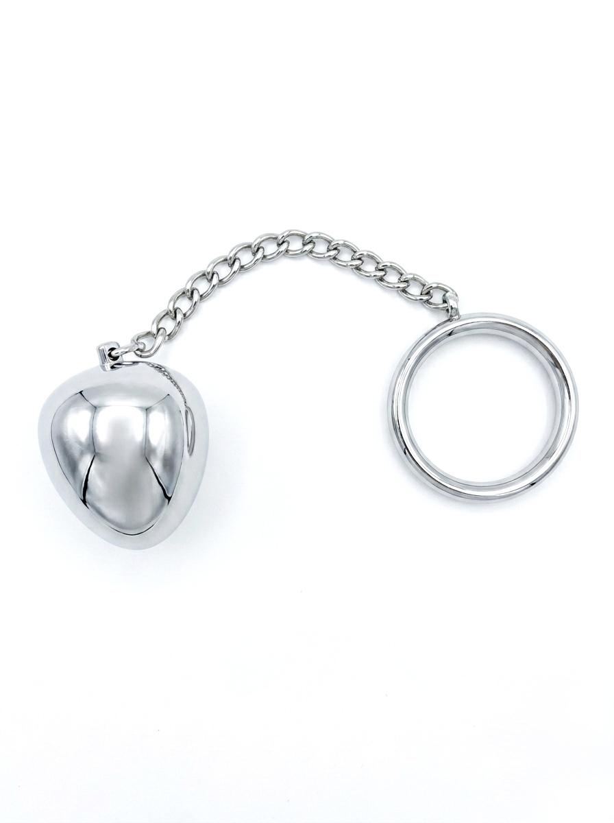 Donut C-Ring Anal Egg with Chain 55X55