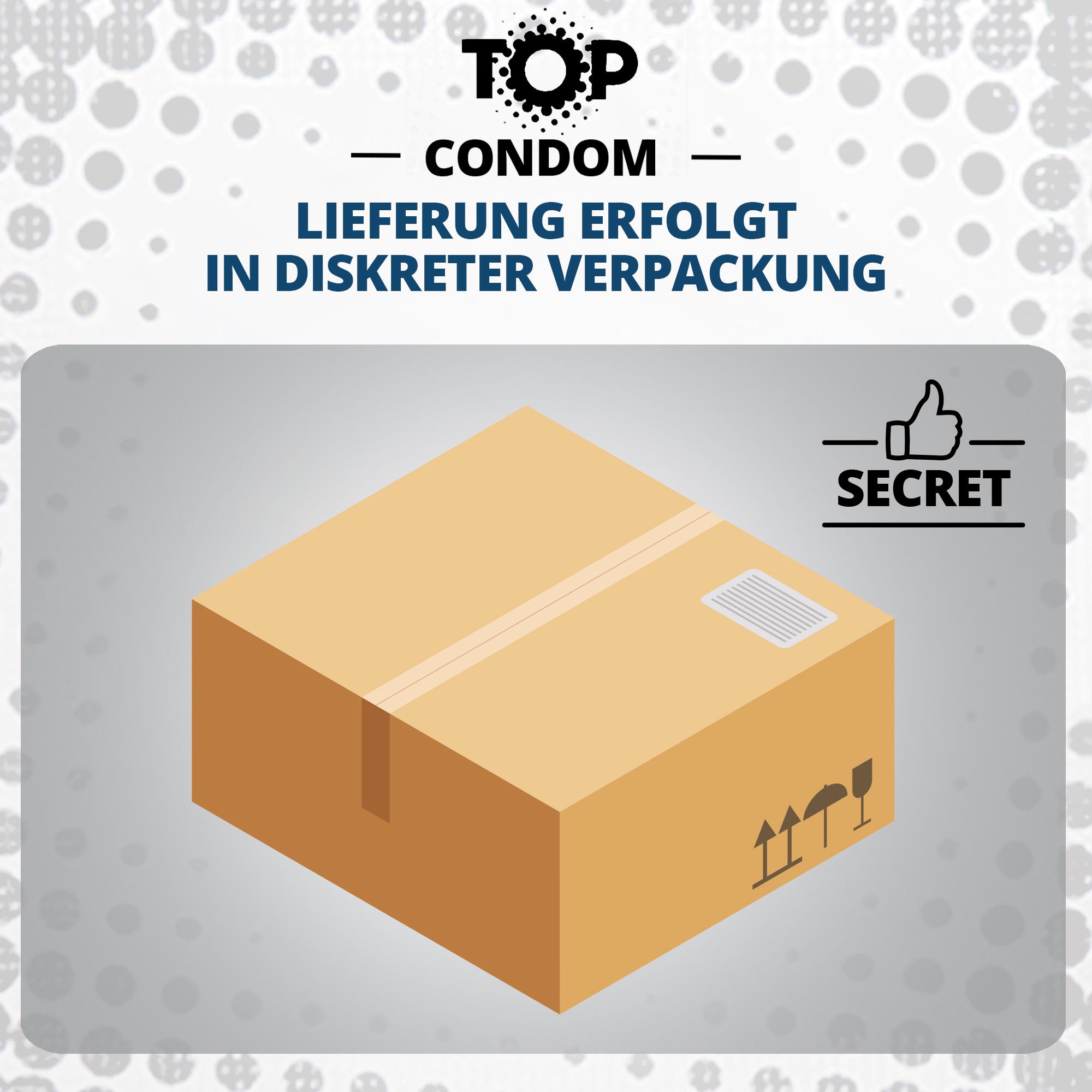 TOP Condoms Standard: What A Pleasure - Standard Fun, Packs of 50