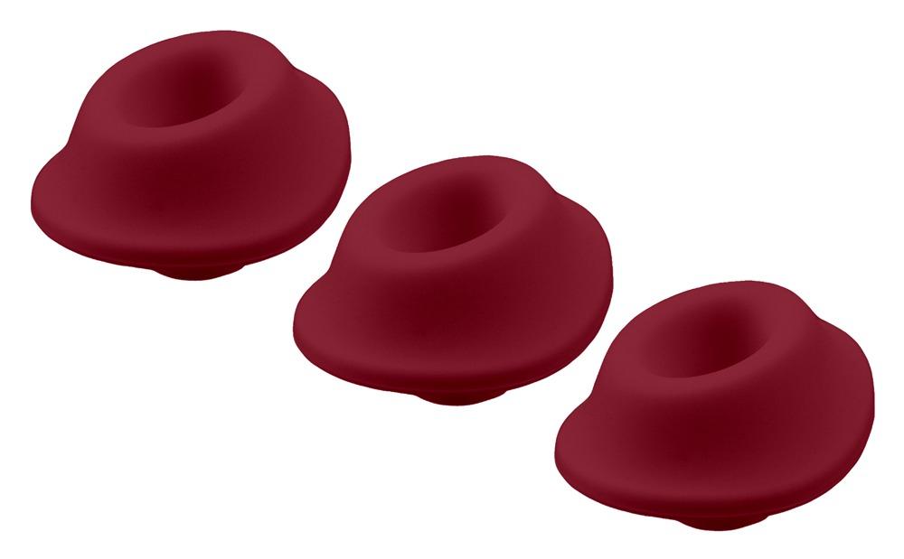 Womanizer Replacement Heads Small, Pack of 3, Bordeaux Womanizer Replacement Heads Small, Pack of 3, Bordeaux
