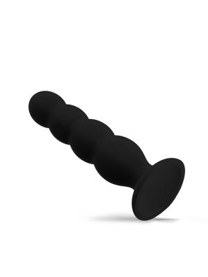 RudeRider Sparkling Anal Plug Large Black