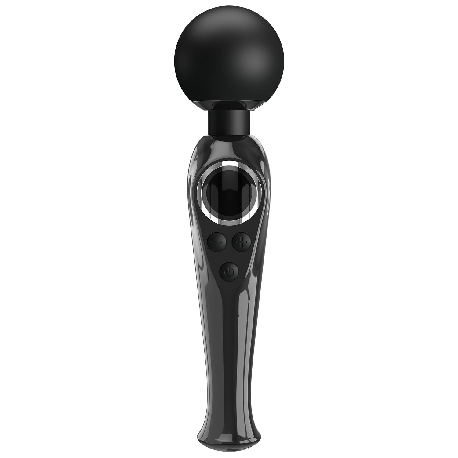 PRETTY LOVE - Stavros the Great LED Wand Massager 22,5 cm, Black