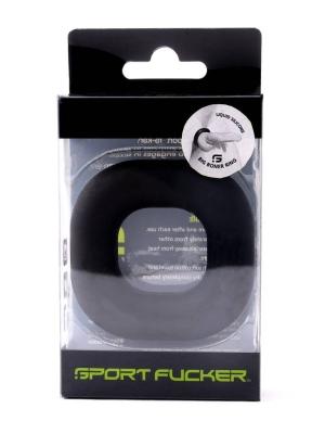 Sport Fucker Liquid Silicone Big Boner Ring Black