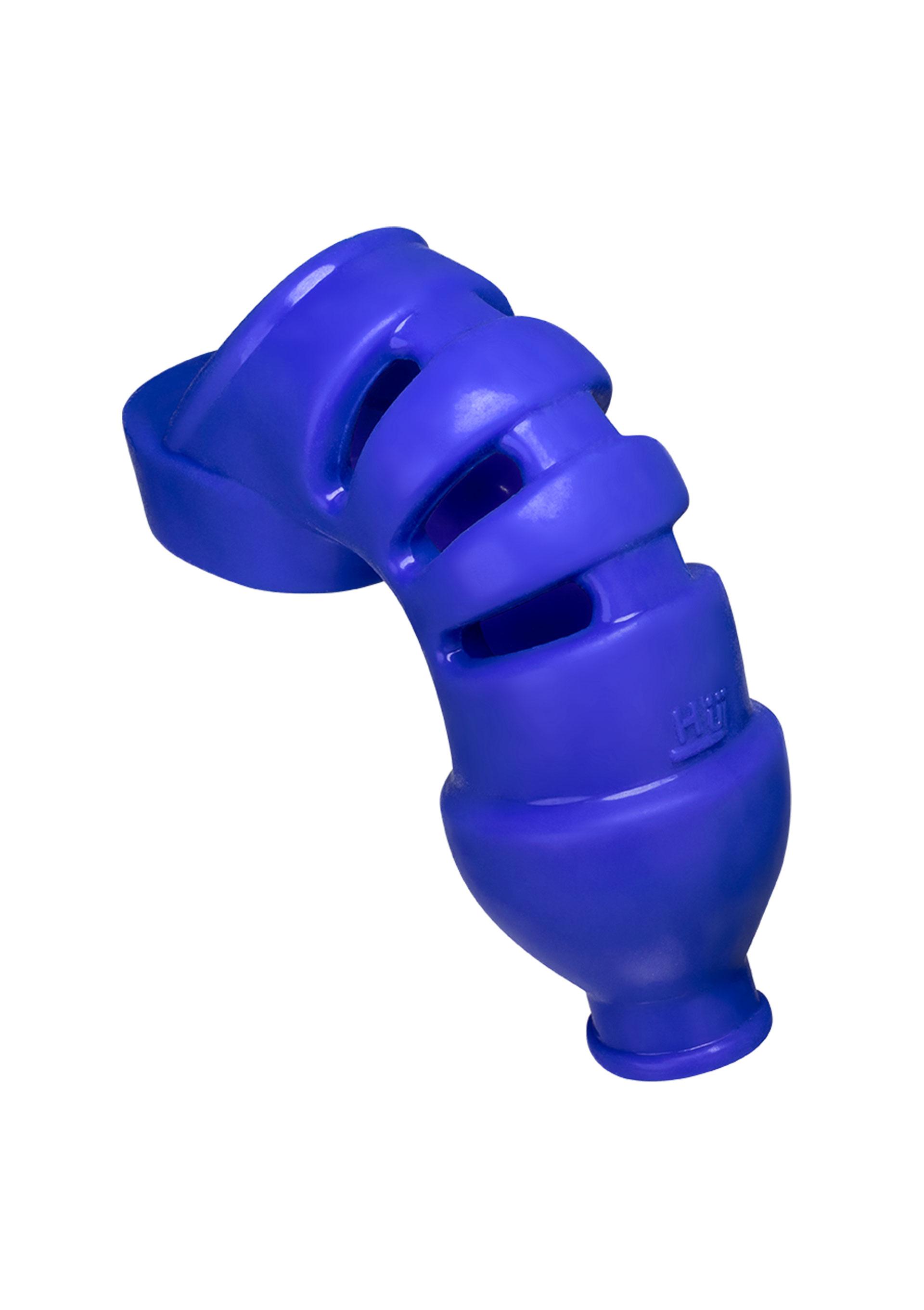 Hnky Junk Lockdown Chastity Cage, Blue