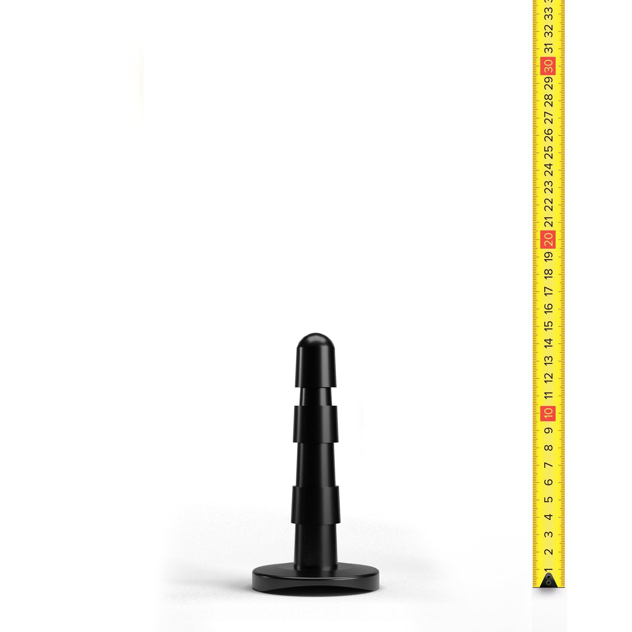 Hung System Insert Plug Mega Strap On, 15 cm, Black