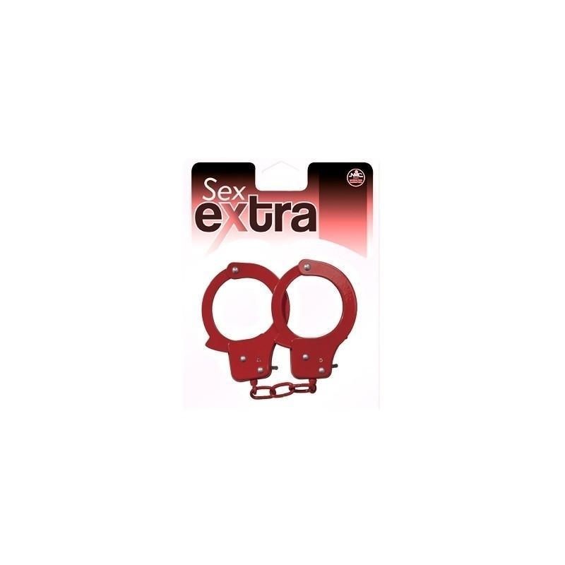 Sex Extra Metal Cuffs Red Sex Extra Metal Cuffs Red