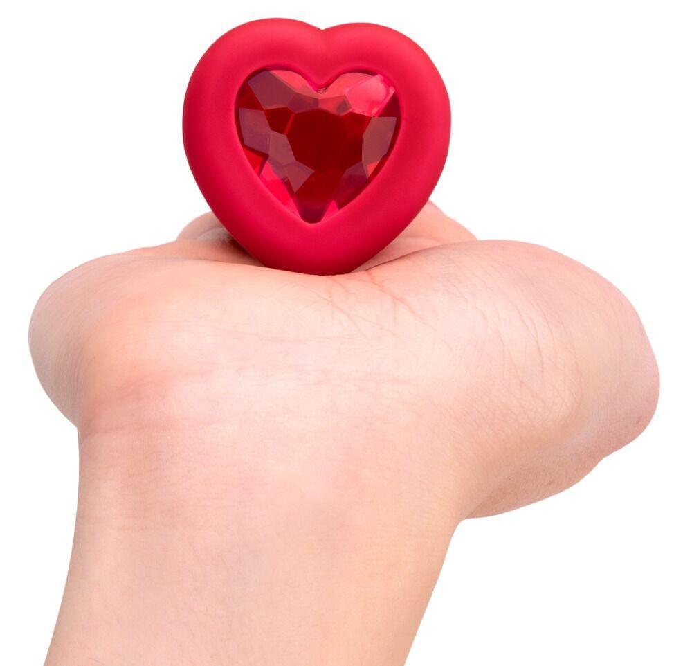 Vibrating heart Butt Plug