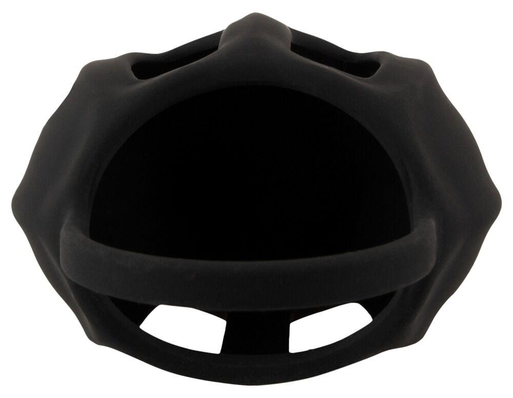 Black Velvets Ball cage with butt plug