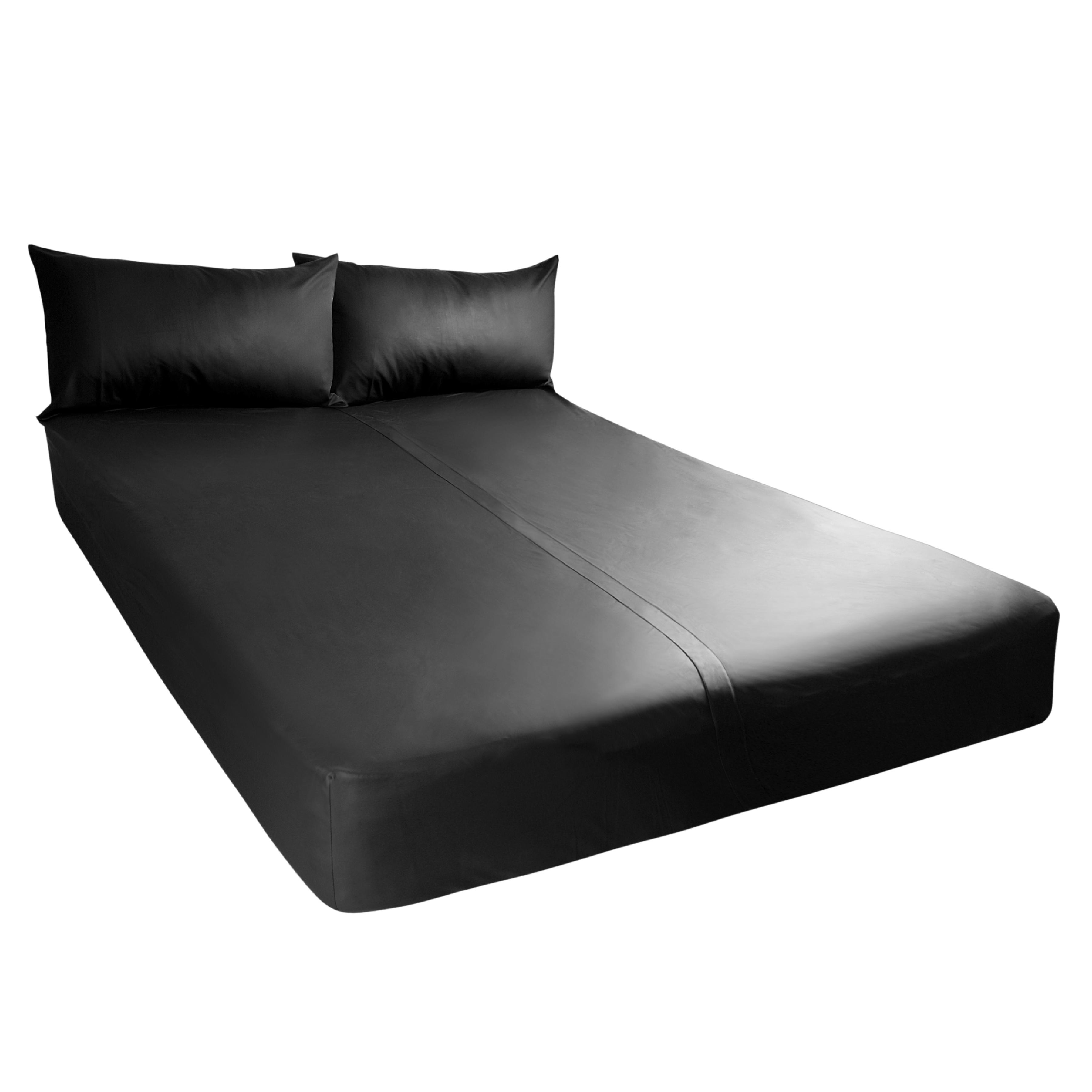 SI IGNITE Exxxtreme Sheets, Waterproof, Queen Size, 153 x 203 cm (60 x 80 in), Black