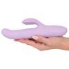 Sweet Smile Thrusting Pearl Vibrator, 24 cm, Purple