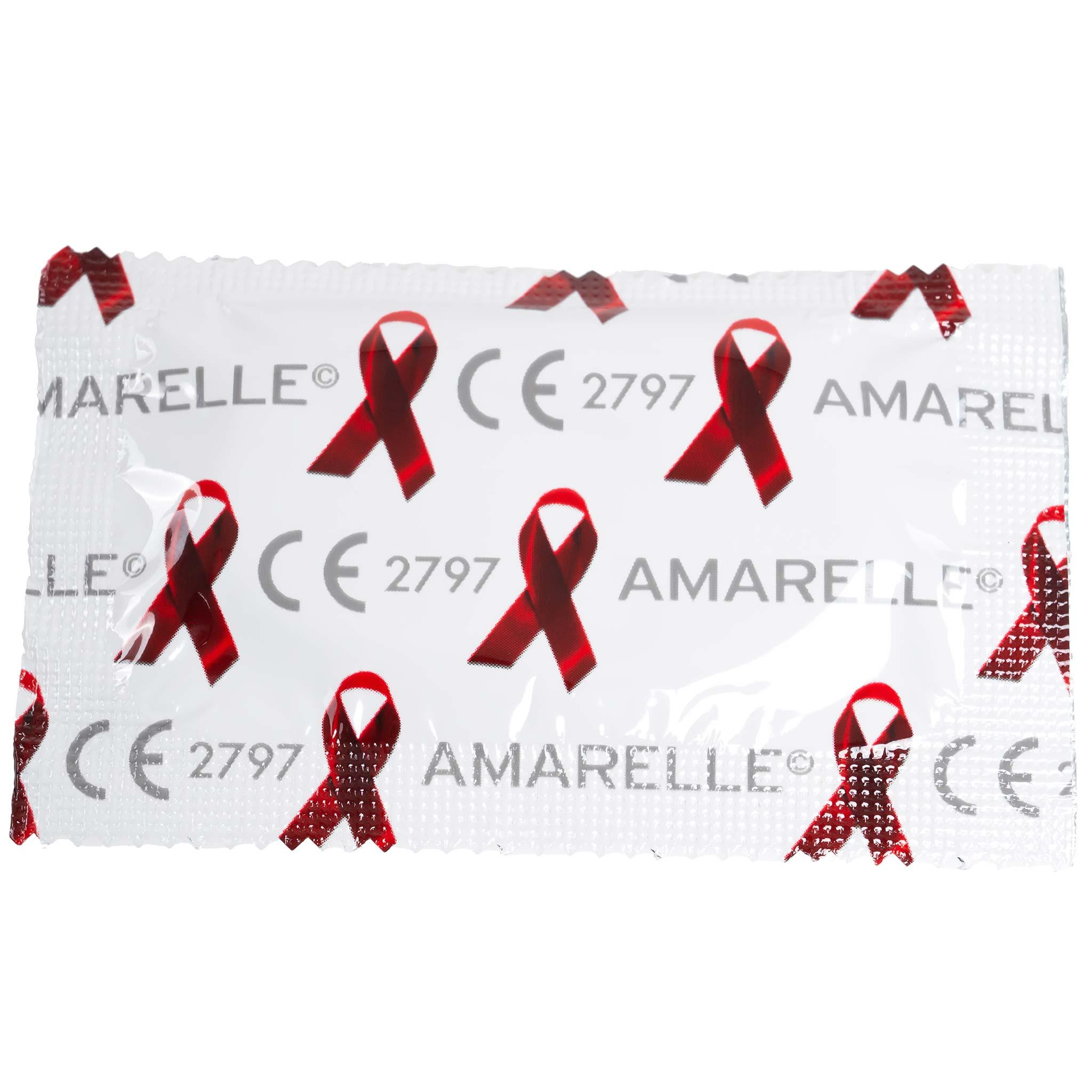 Amarelle safety (Red Ribbon) Condoms, 100 pcs, 54mm