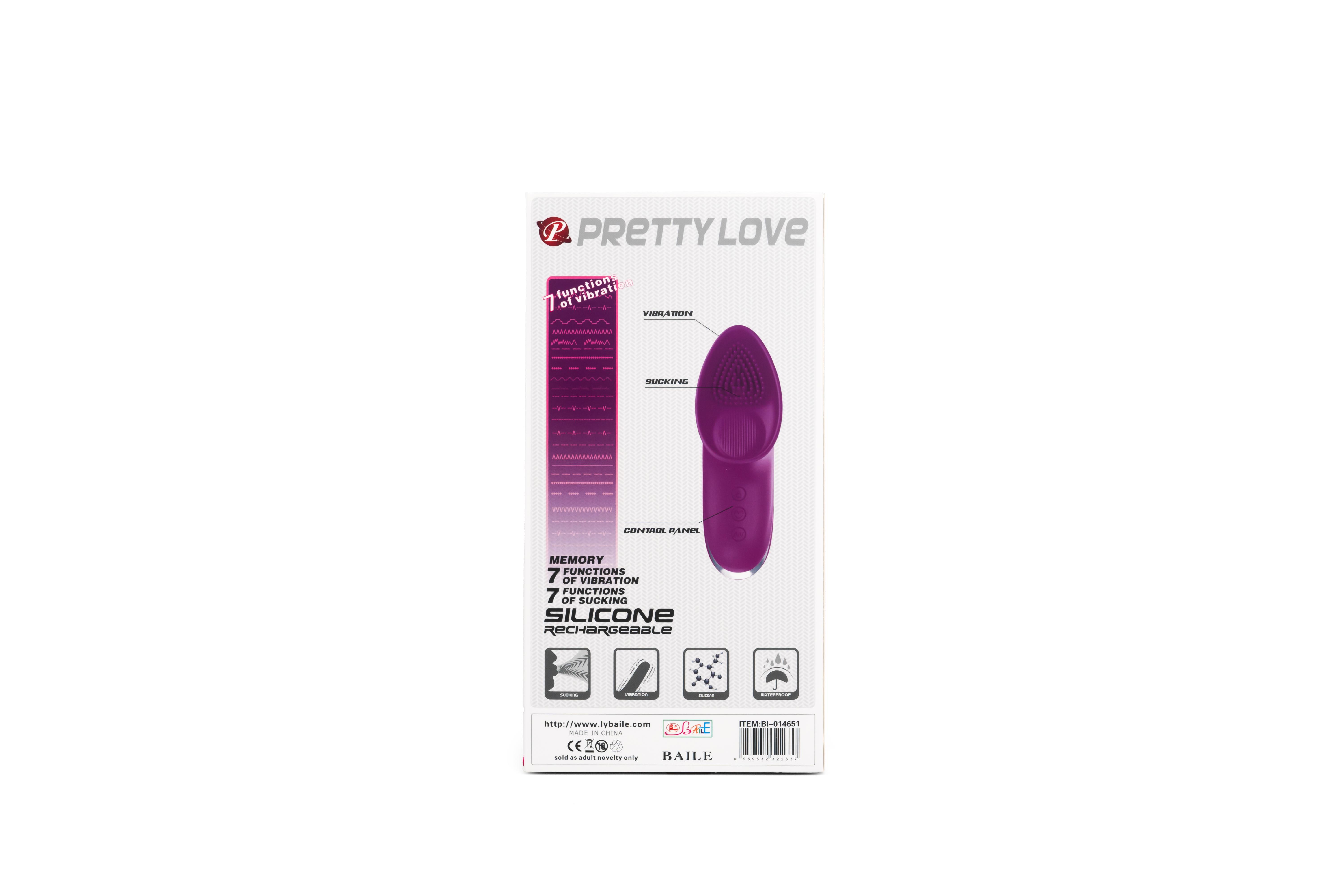Pretty Love Isaac Purple Vibrator