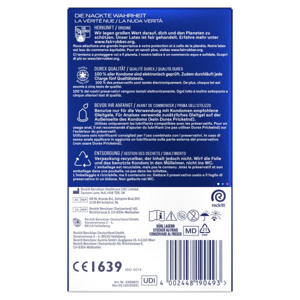 Durex Intense Orgasmic Condoms 10pcs, Nubbed and Ripped, with Reservoir, Ø 56mm, 195mm Durex Intense Orgasmic Condoms 10pcs, Nubbed and Ripped, with Reservoir, Ø 56mm, 195mm