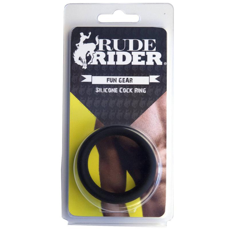 Rude Rider Silicone Ring 40mm, Black