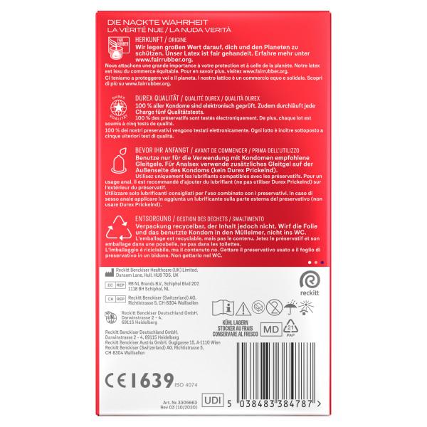 Durex Gefühlsecht Classic Condoms 18pcs, Ø 56mm, 195mm