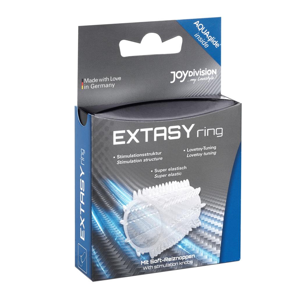 EXTASYring Cock Sleeve, Clear, OS