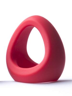 Rude Rider Waterdrop Silicone Cockring, Red