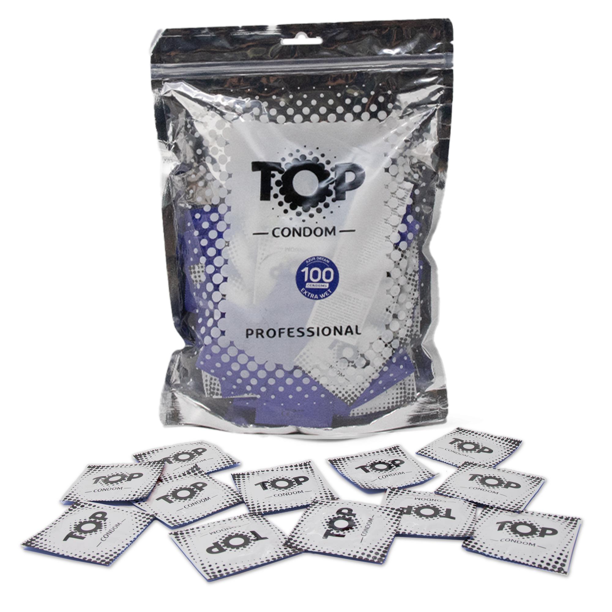 TOP Condoms Extra Wet: Azur Dream - Extra Wet, Packs of 100