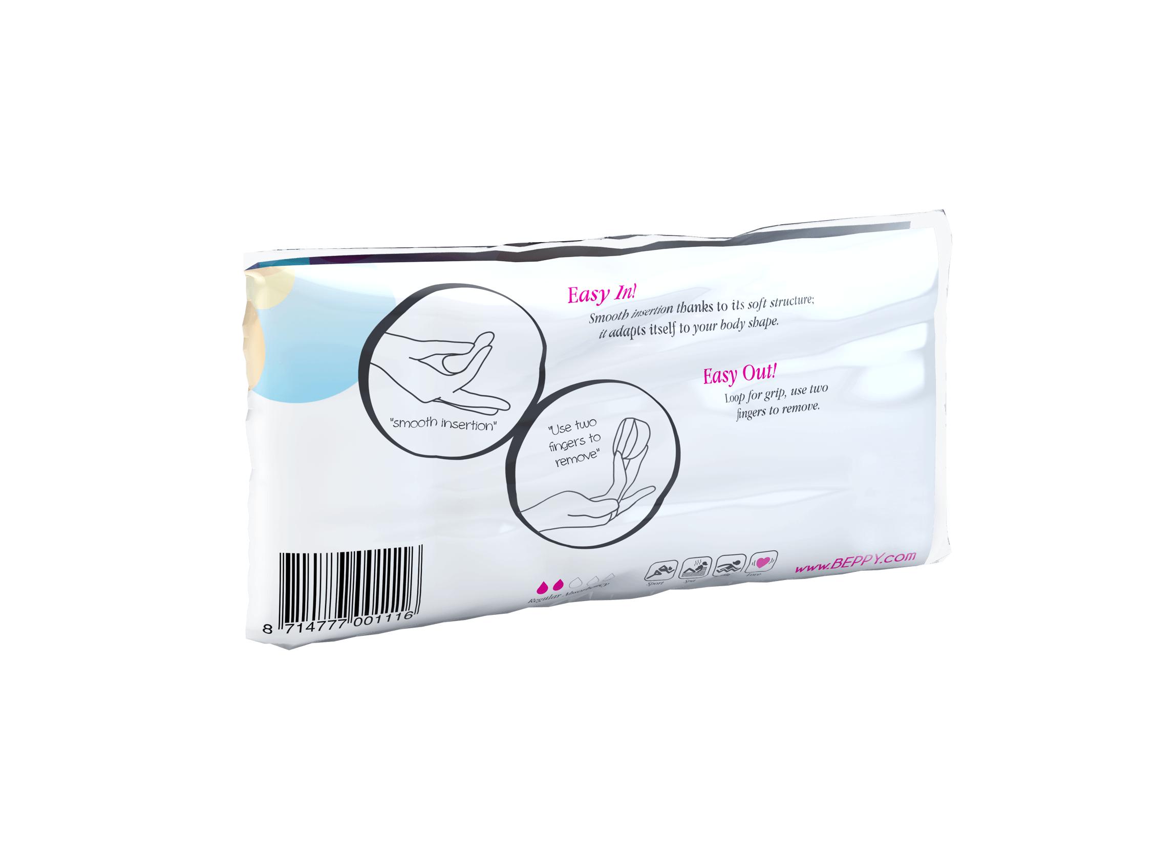 Beppy Soft & Comfort Tampons DRY, Stringless, 4 pcs