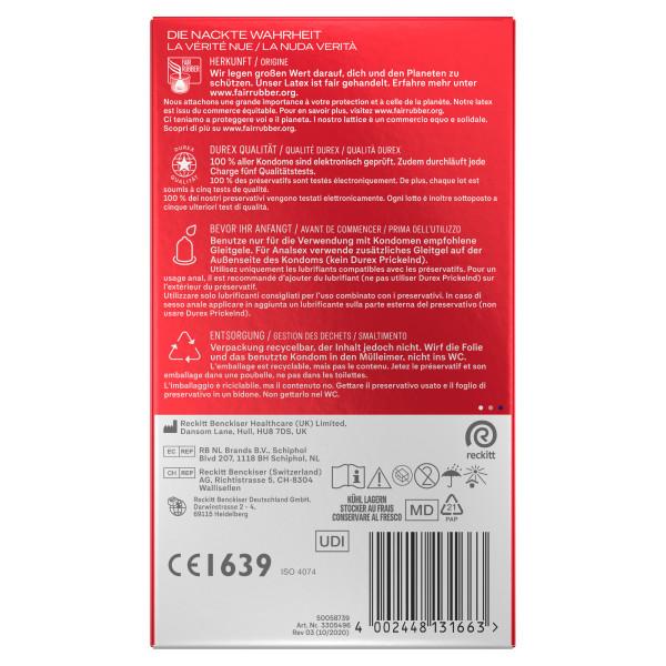Durex Gefühlsecht Ultra, Condoms 10pcs, with Reservoir, Ultra Thin, Ø 54mm Durex Gefühlsecht Ultra, Condoms 10pcs, with Reservoir, Ultra Thin, Ø 54mm