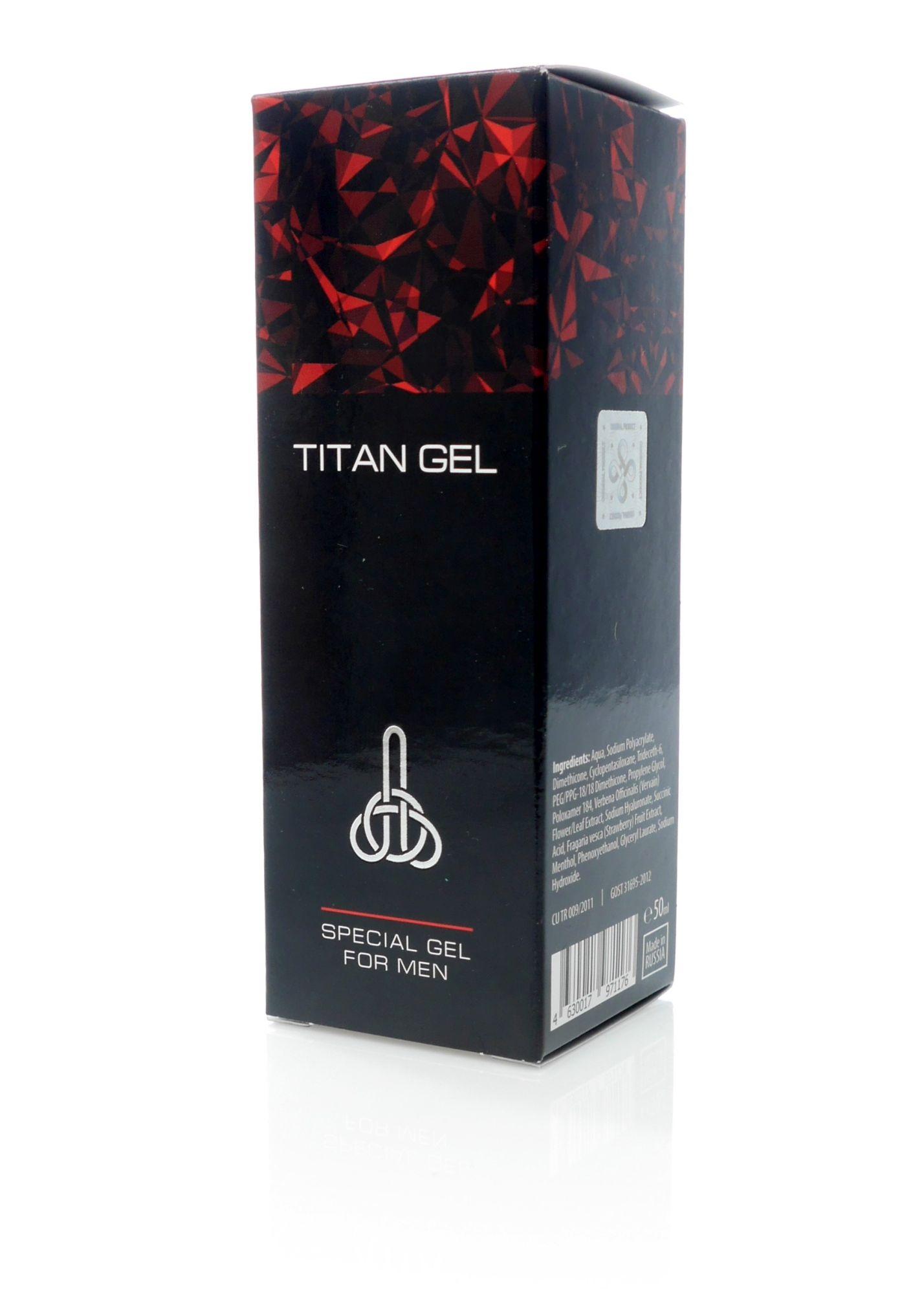 Tantra Titan Gel, Male Enhancement Gel Lubricant 50 ml