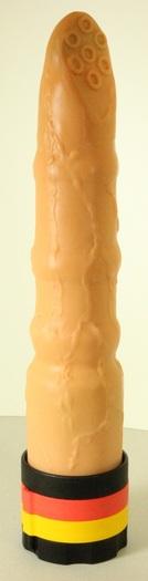 Rimming Vibrator Duo Lover with Lickfunction, Vinyl, Flesh, 24 cm