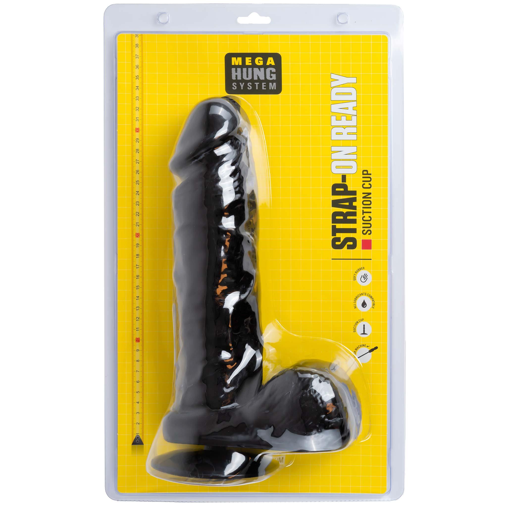 Hung System Dildo Lil XL, 31 cm, Black Hung System Dildo Lil XL, 31 cm, Black