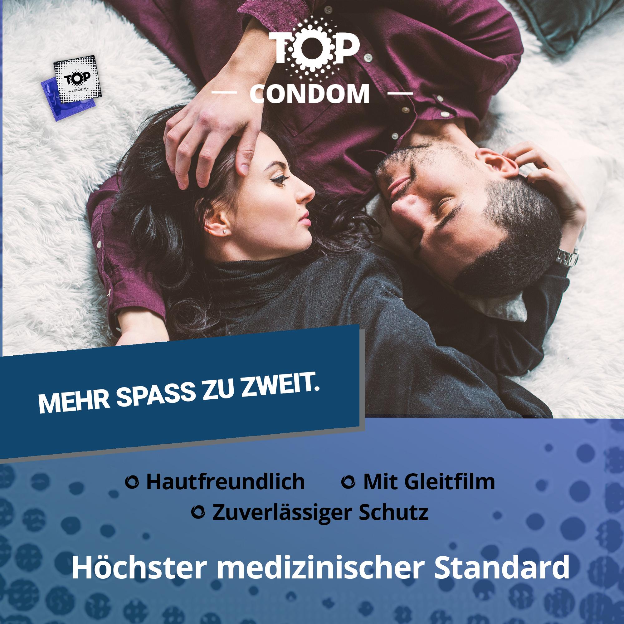 TOP Condoms Extra Wet: Azur Dream - Extra Wet, Packs of 40