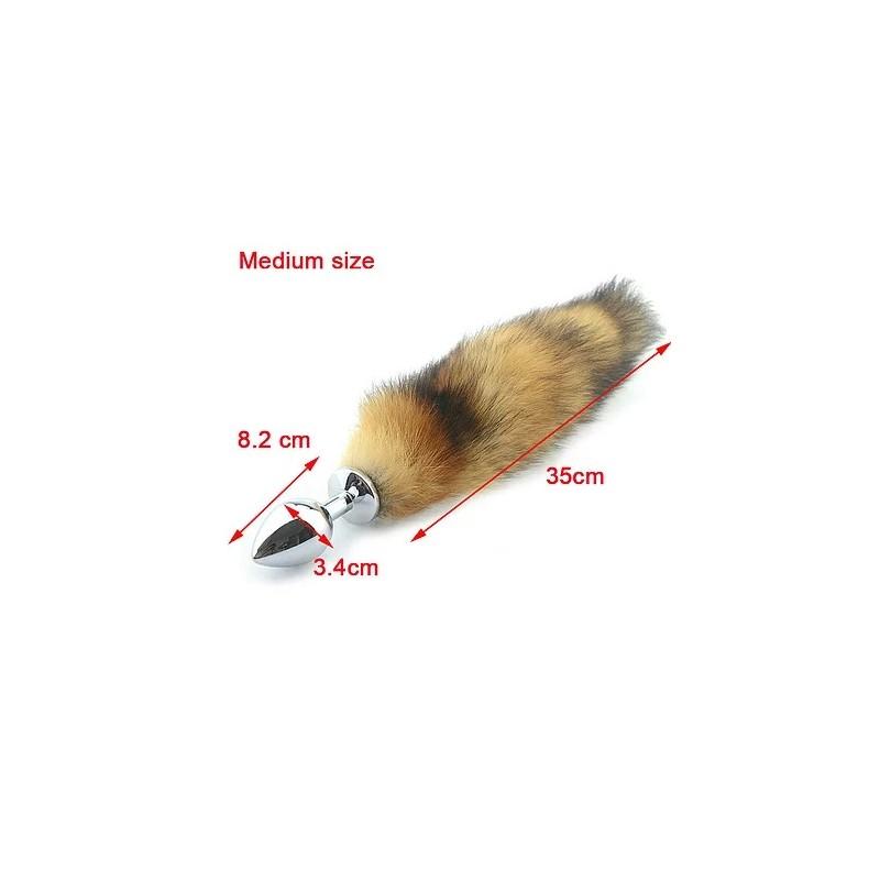 Raccon Tail Butt Plug - Medium