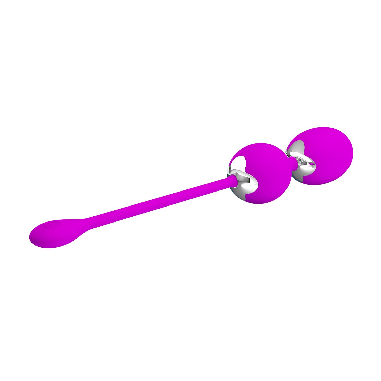 PRETTY LOVE - Werner, Rechargeable kegel ball, 12 Functions of vibration, Silicone, Waterproof L:205mm W:34mm H:34mm PRETTY LOVE - Werner, Rechargeable kegel ball, 12 Functions of vibration, Silicone, Waterproof L:205mm W:34mm H:34mm