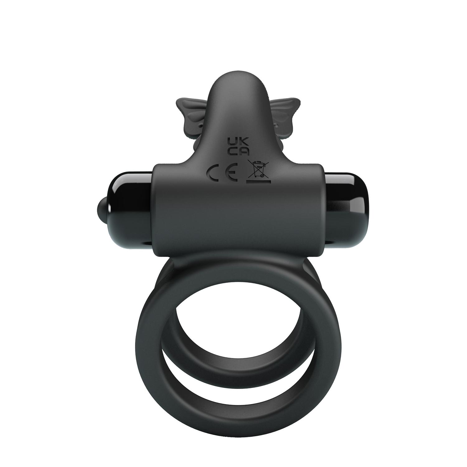 PRETTY LOVE - Passionate Ring Ix, Silicone, 10 functinos of vibration, 1AAA battery. 38-86