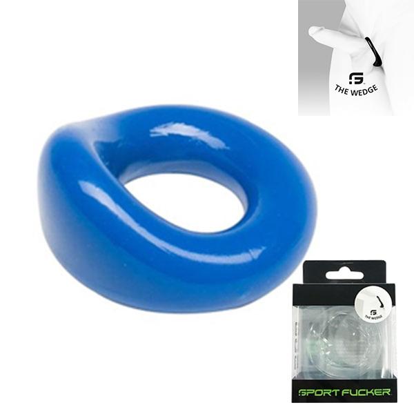 Sport Fucker The Wedge Cockring, Blue