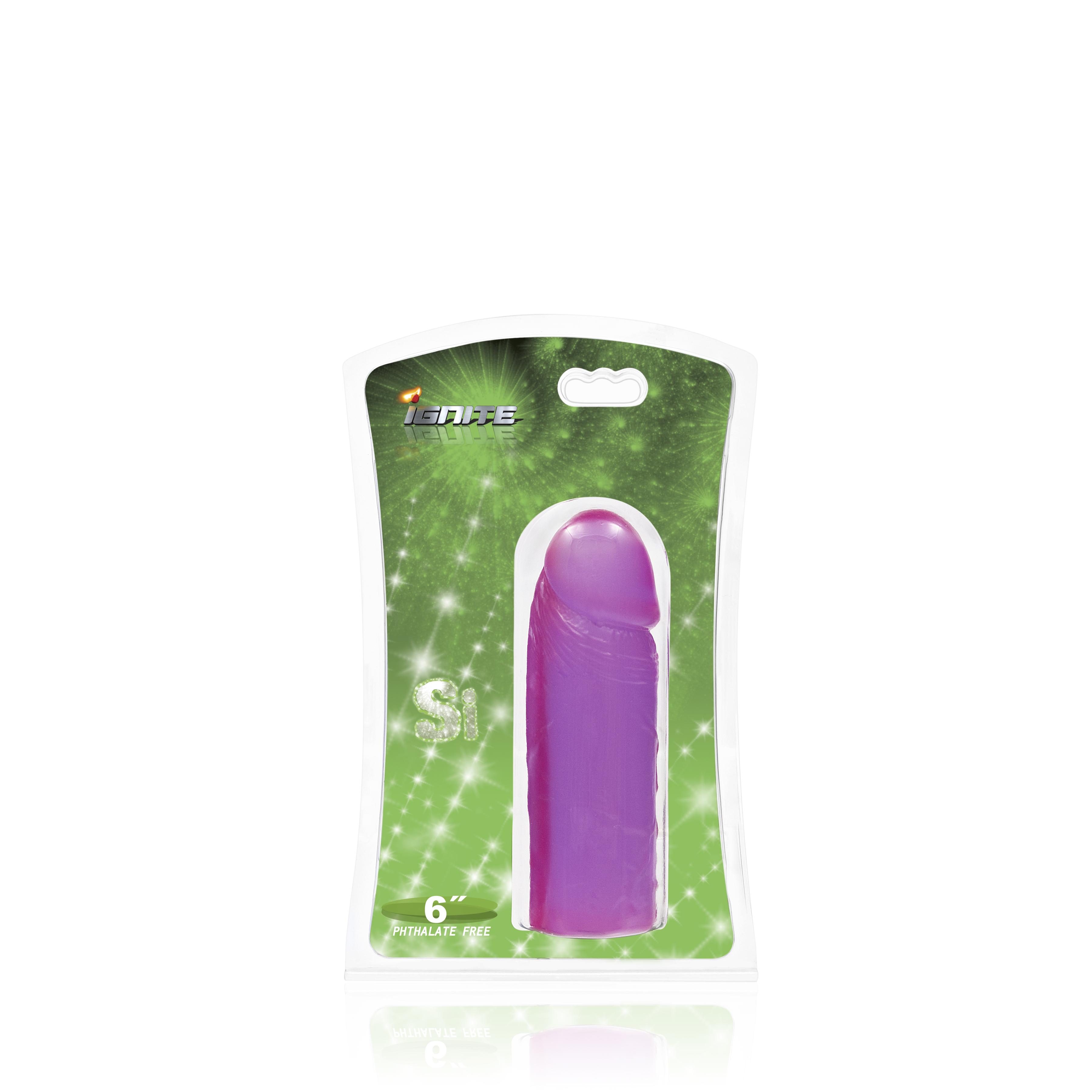 SI IGNITE Cock Dong, Purple, 15 cm