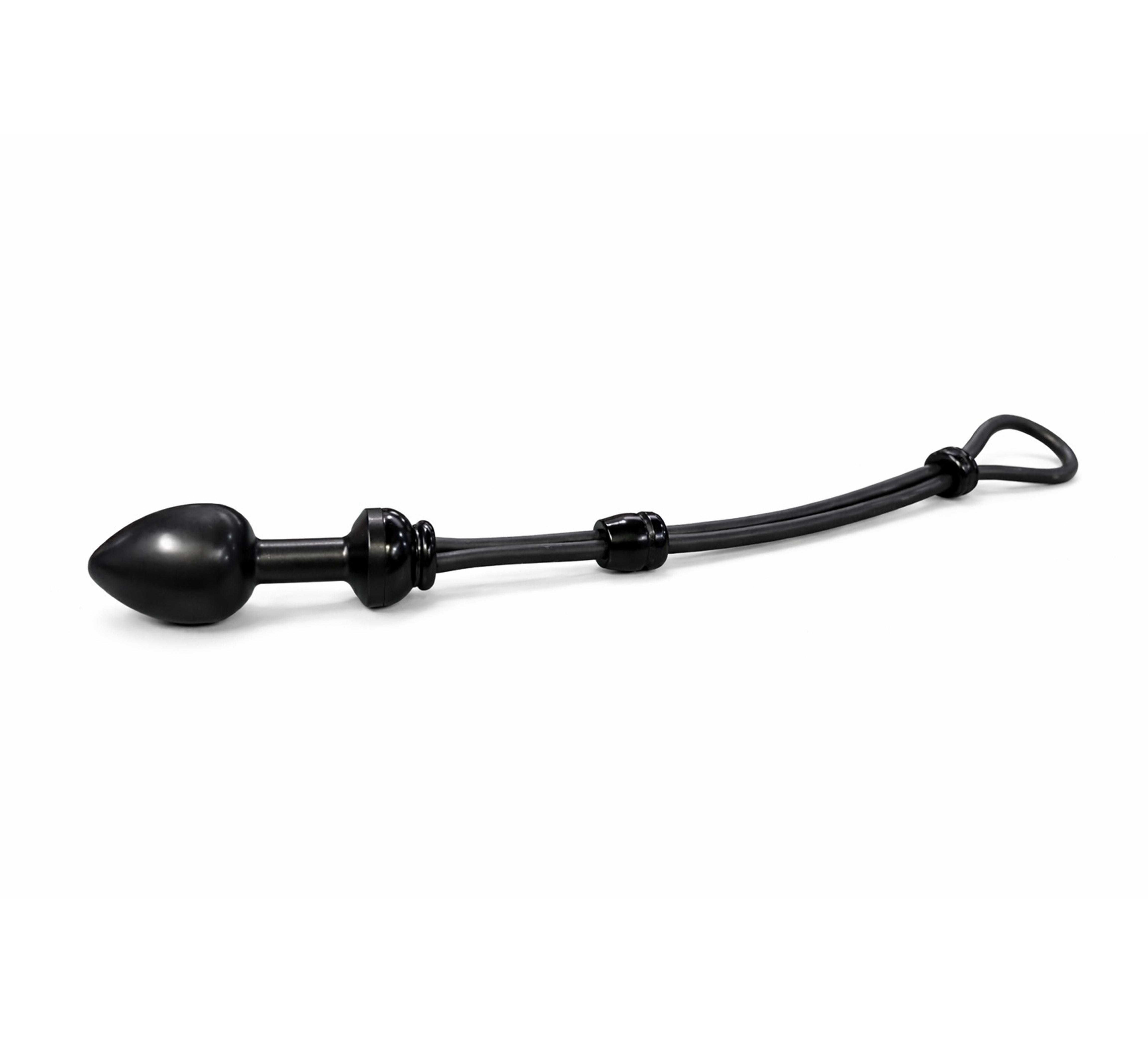 Cock-Grip with Anal Plug, Black