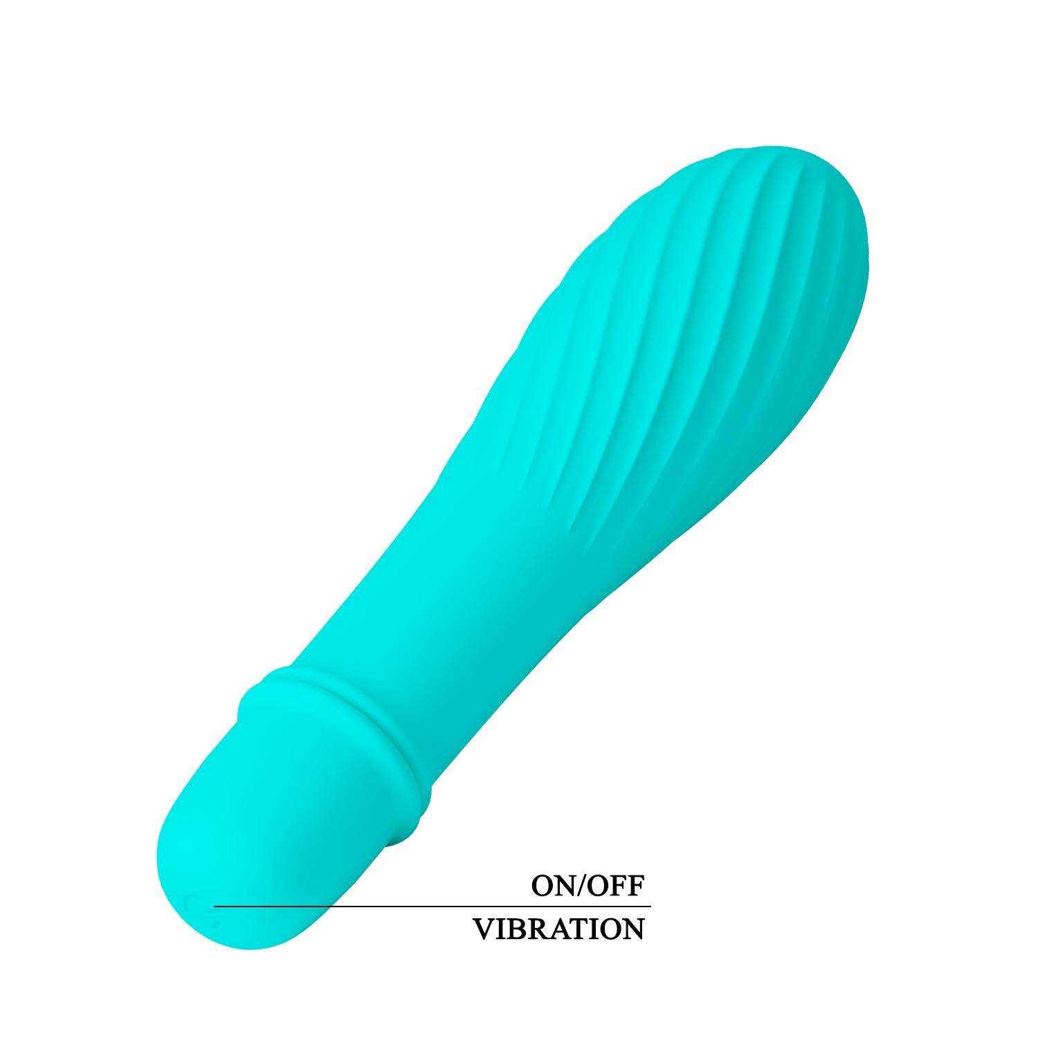 PRETTY LOVE - Solomon, 10 Functions of vibration, 1 AAA battery, silicone, waterproof L:123mm ':30mm PRETTY LOVE - Solomon, 10 Functions of vibration, 1 AAA battery, silicone, waterproof L:123mm ':30mm