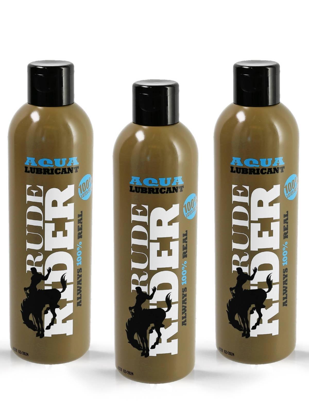 Rude Rider Aqua Lubricant, Water Based, 250ml (8,5 fl.oz.)